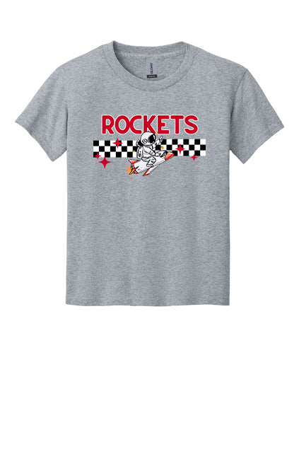 Checkered Rocket Gildan Softstyle T-Shirt